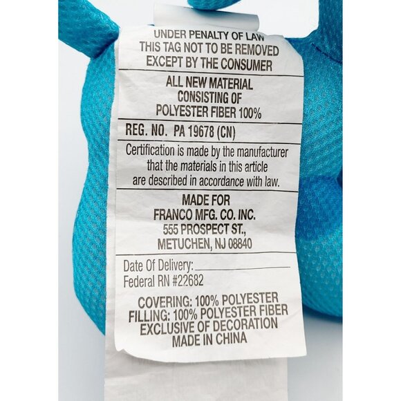 Blue's Clues Bath Time Fun Plush 9" Stuffed Bath Toy - Picture 6 of 6